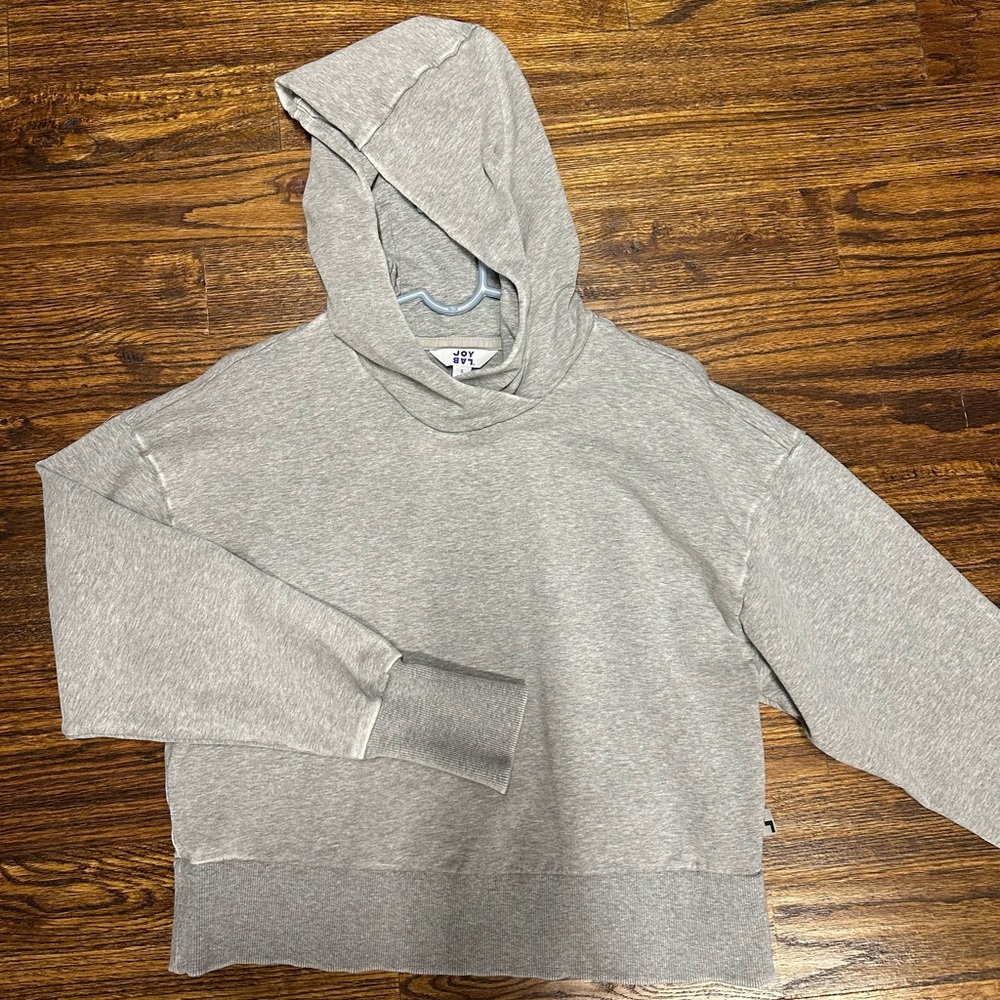 Grey JoyLab Cropped Hoodie